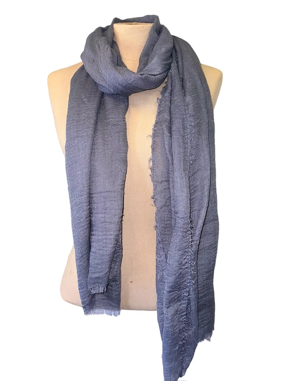 Wrap/Scarf in indigo by Market Co